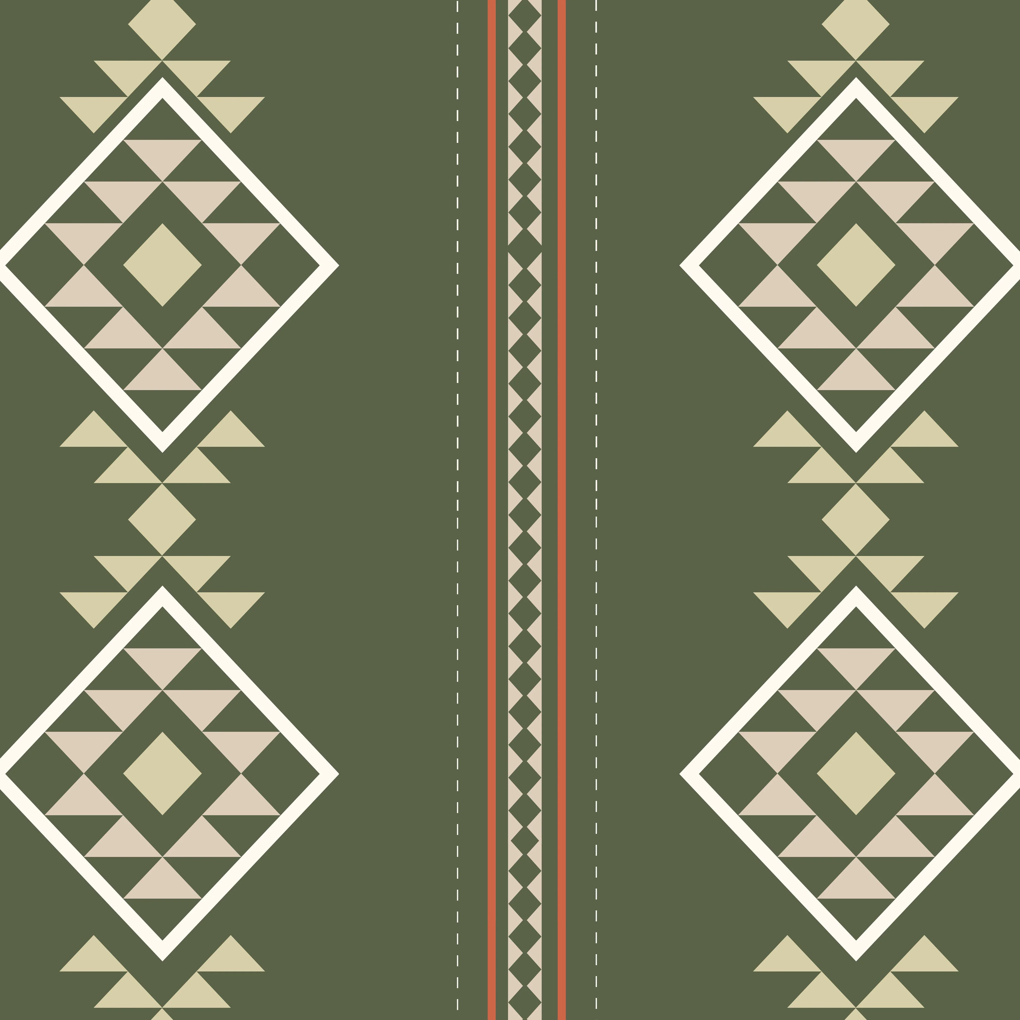 Baize Willow Medium (Green) Wallpaper