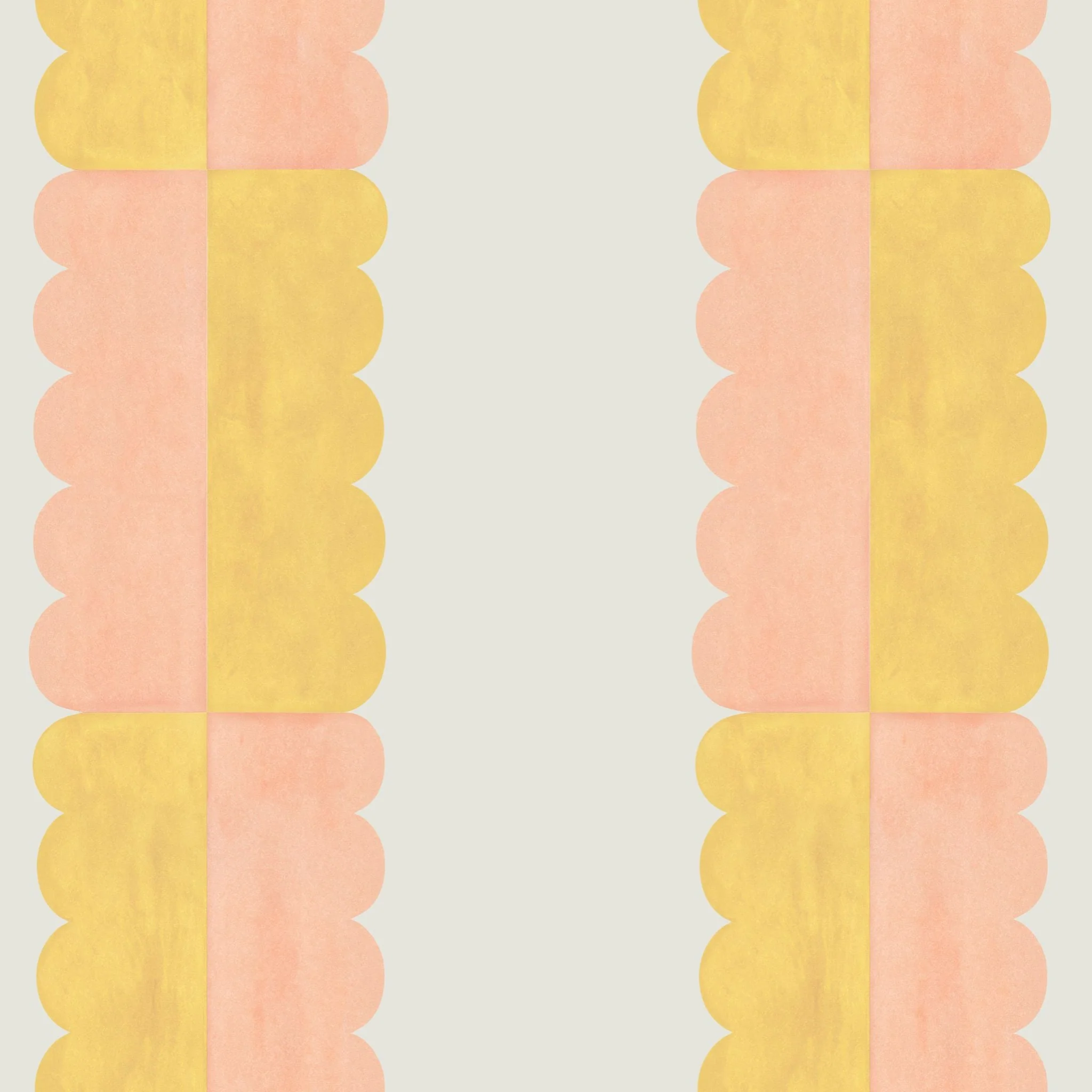 Blake (Yellow and Pink) Wallpaper