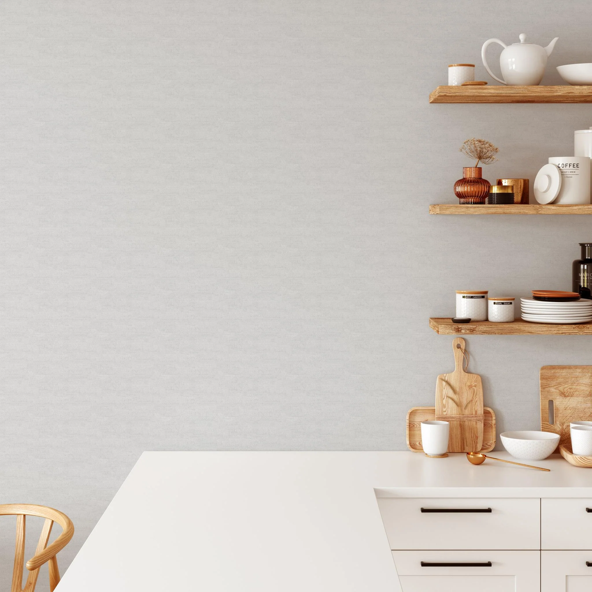 Carefree (Grey) Wallpaper - Image 5