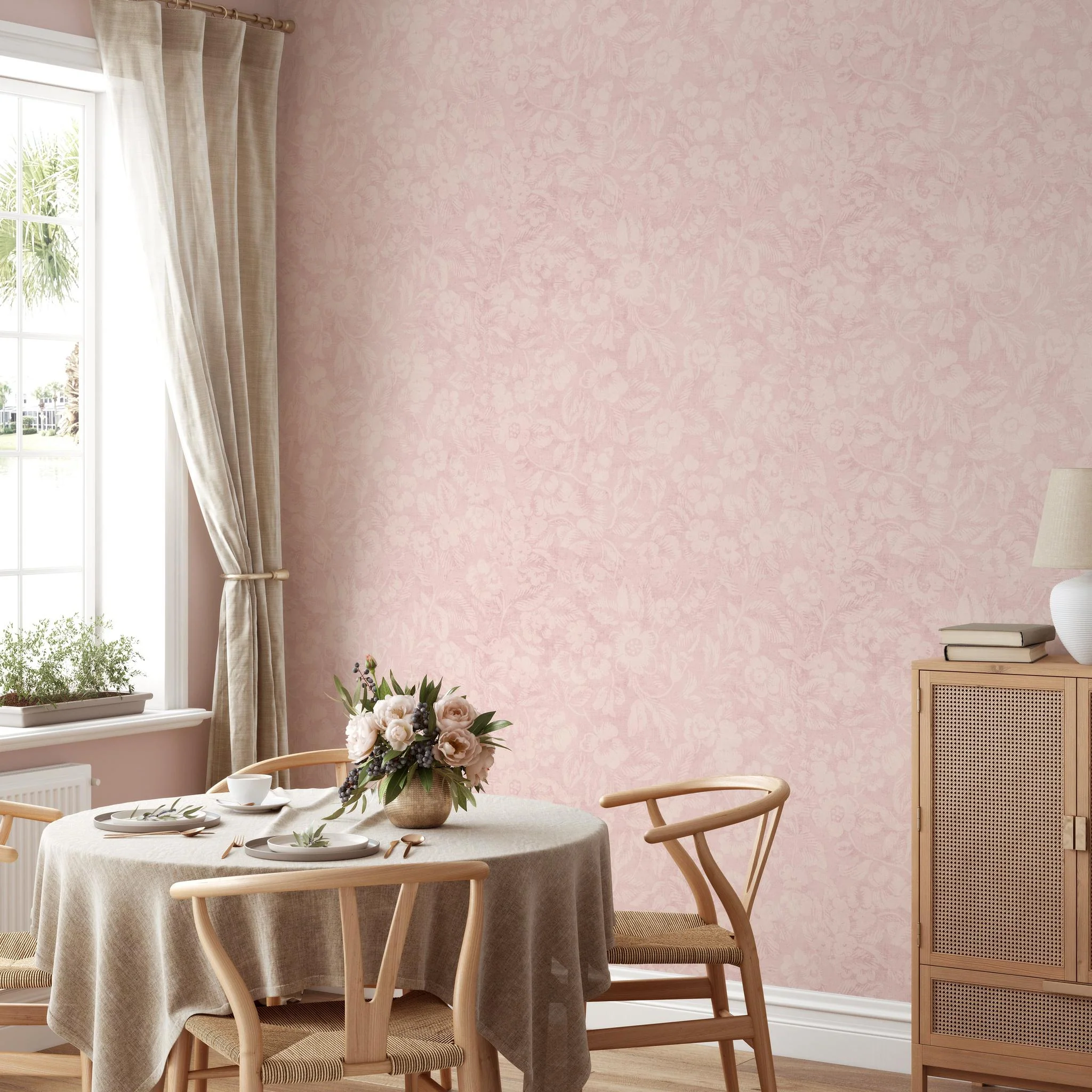Charlotte's Chantilly Wallpaper - Image 5