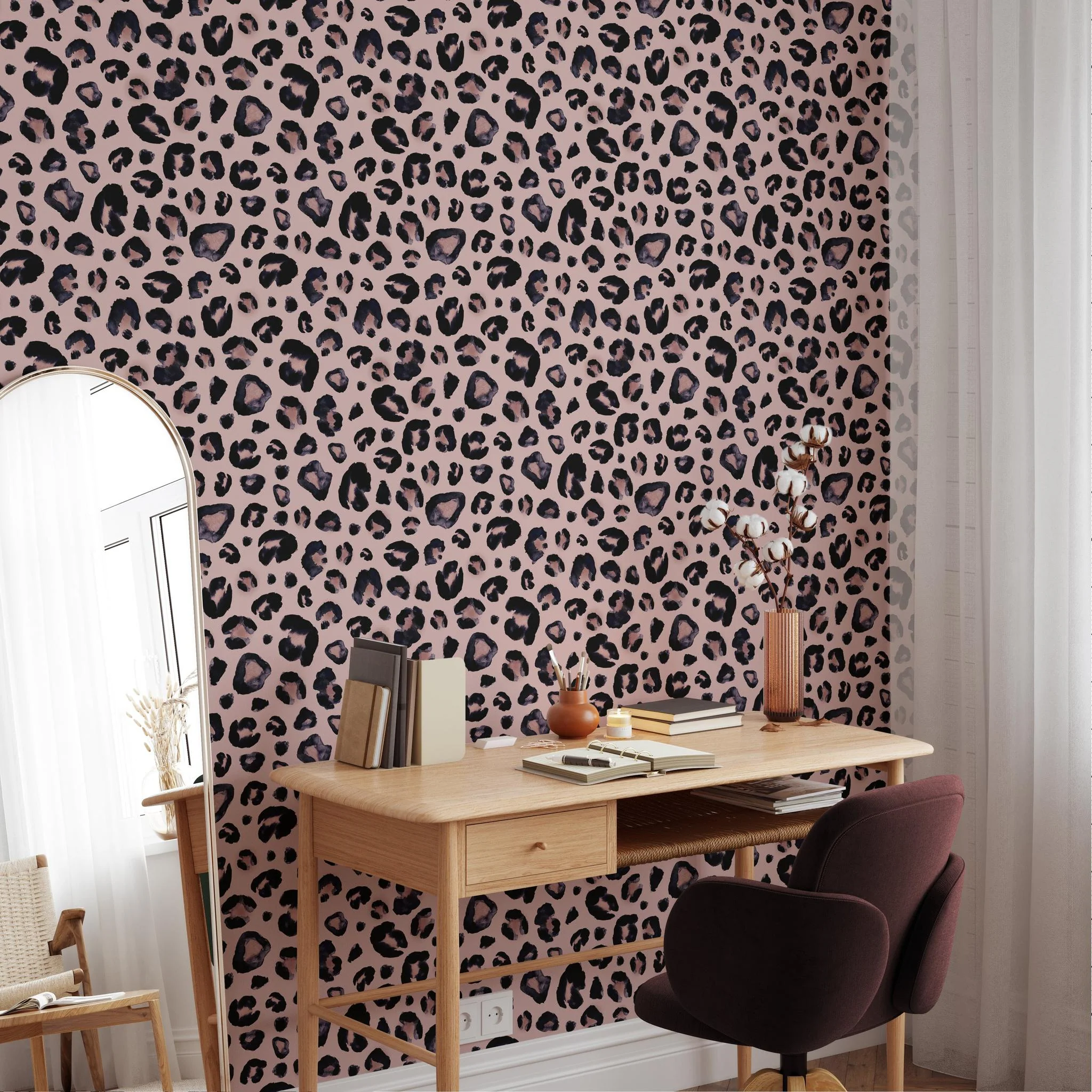 Cheetah Blush Wallpaper - Image 4
