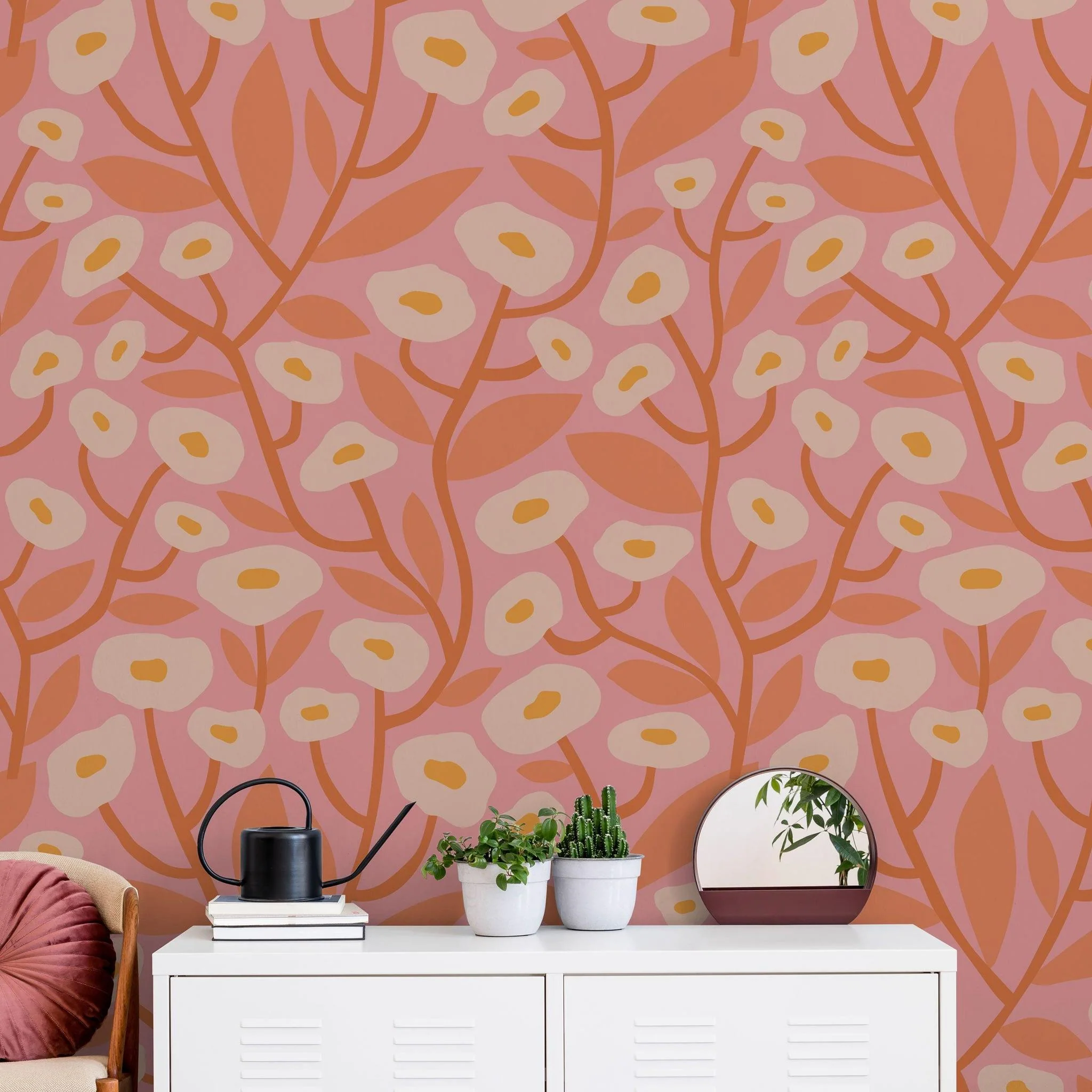 Georgia (Pink) Wallpaper - 12 FT H X 14.25 FT W - Image 4
