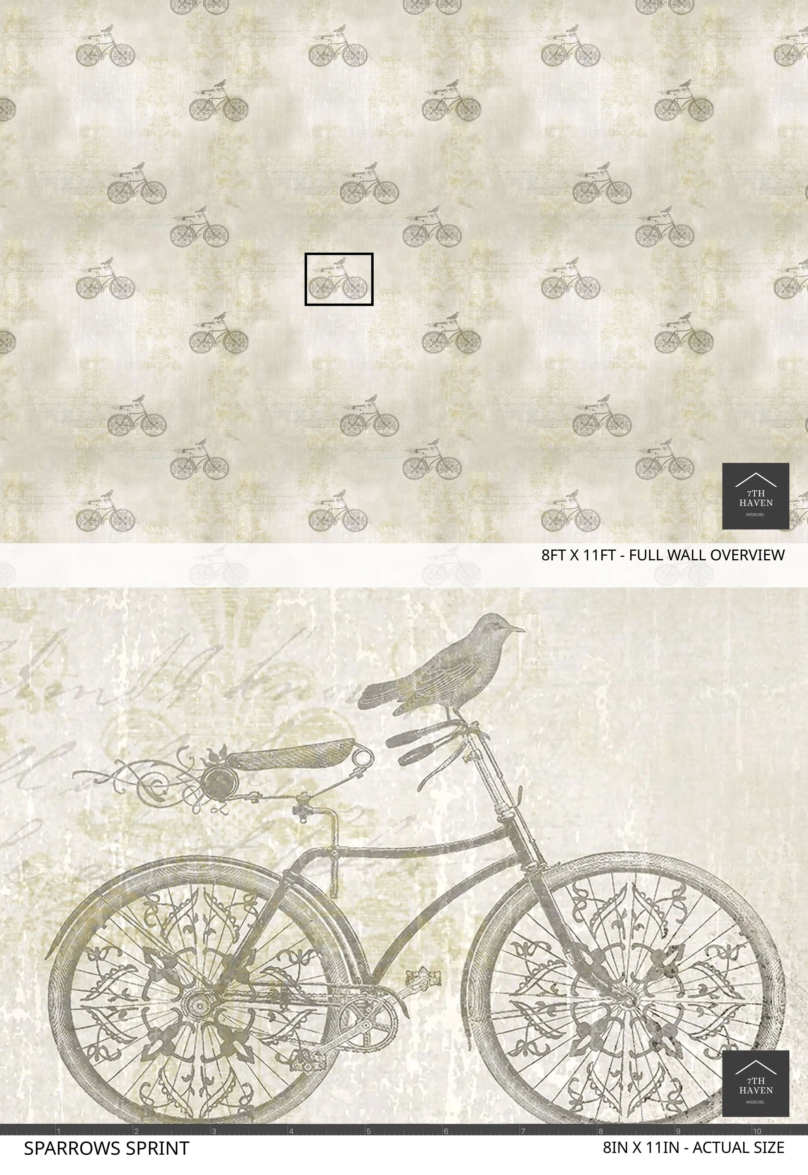 Sparrows Sprint Wallpaper - Image 6