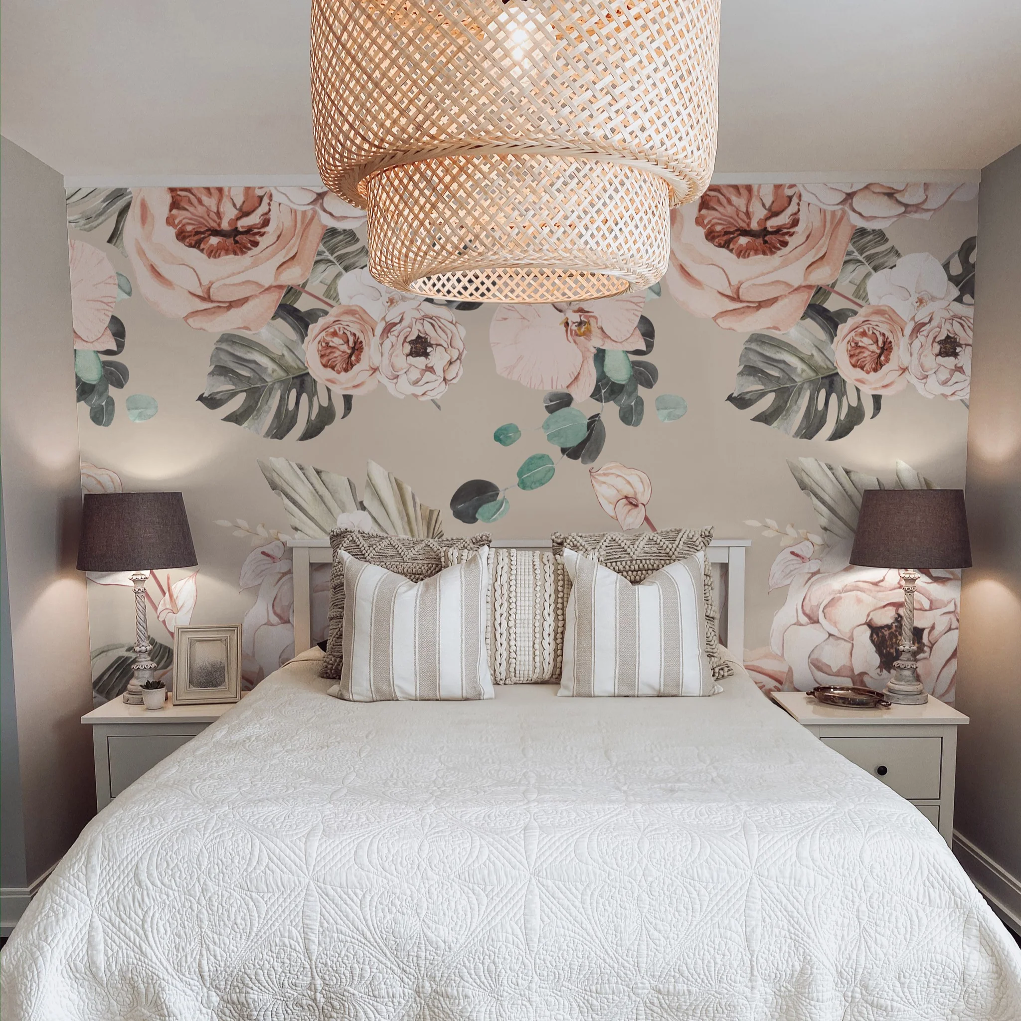 Terracotta Blooms Wallpaper - 2 FT H X 9.5 FT W LUXE - Image 3
