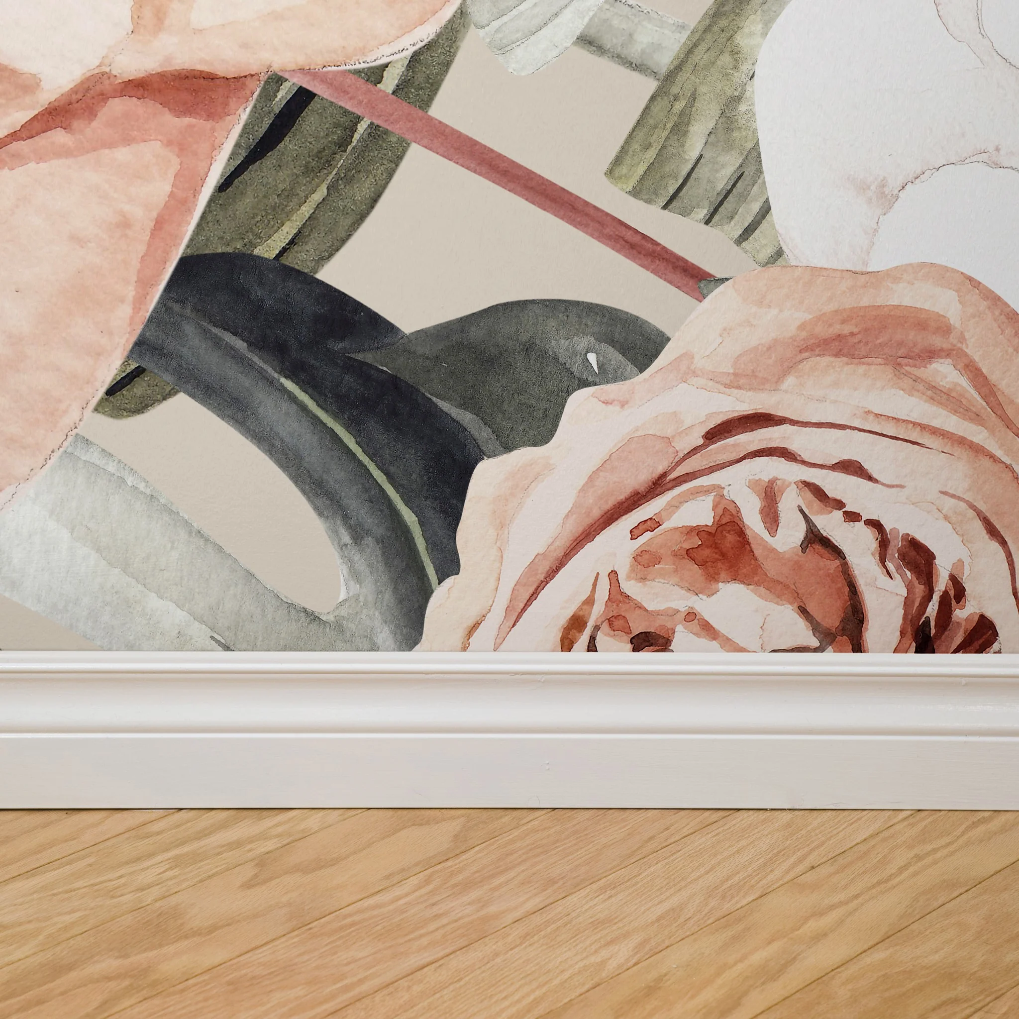 Terracotta Blooms Wallpaper - 2 FT H X 9.5 FT W LUXE - Image 4