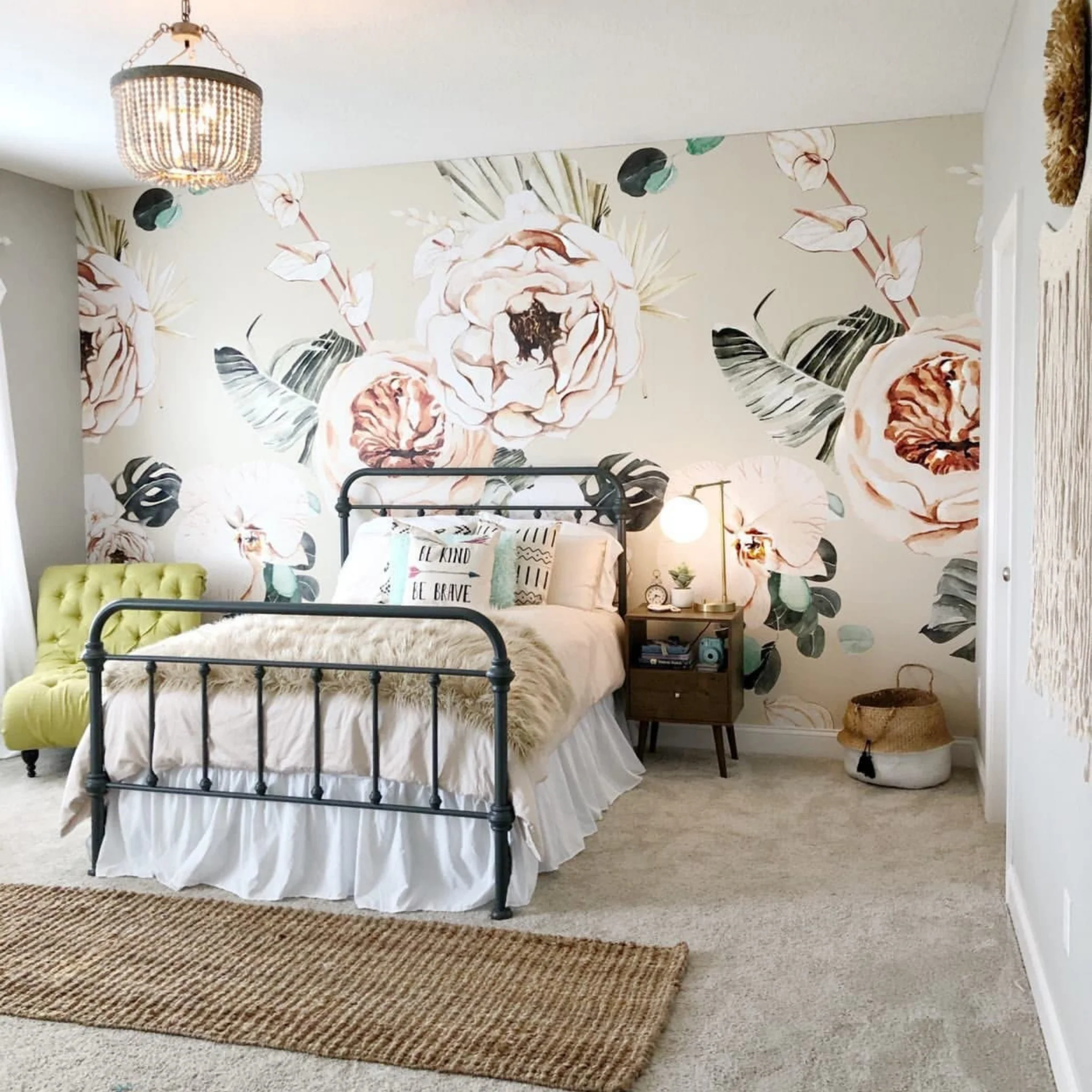 Terracotta Blooms Wallpaper - 2 FT H X 9.5 FT W LUXE - Image 7