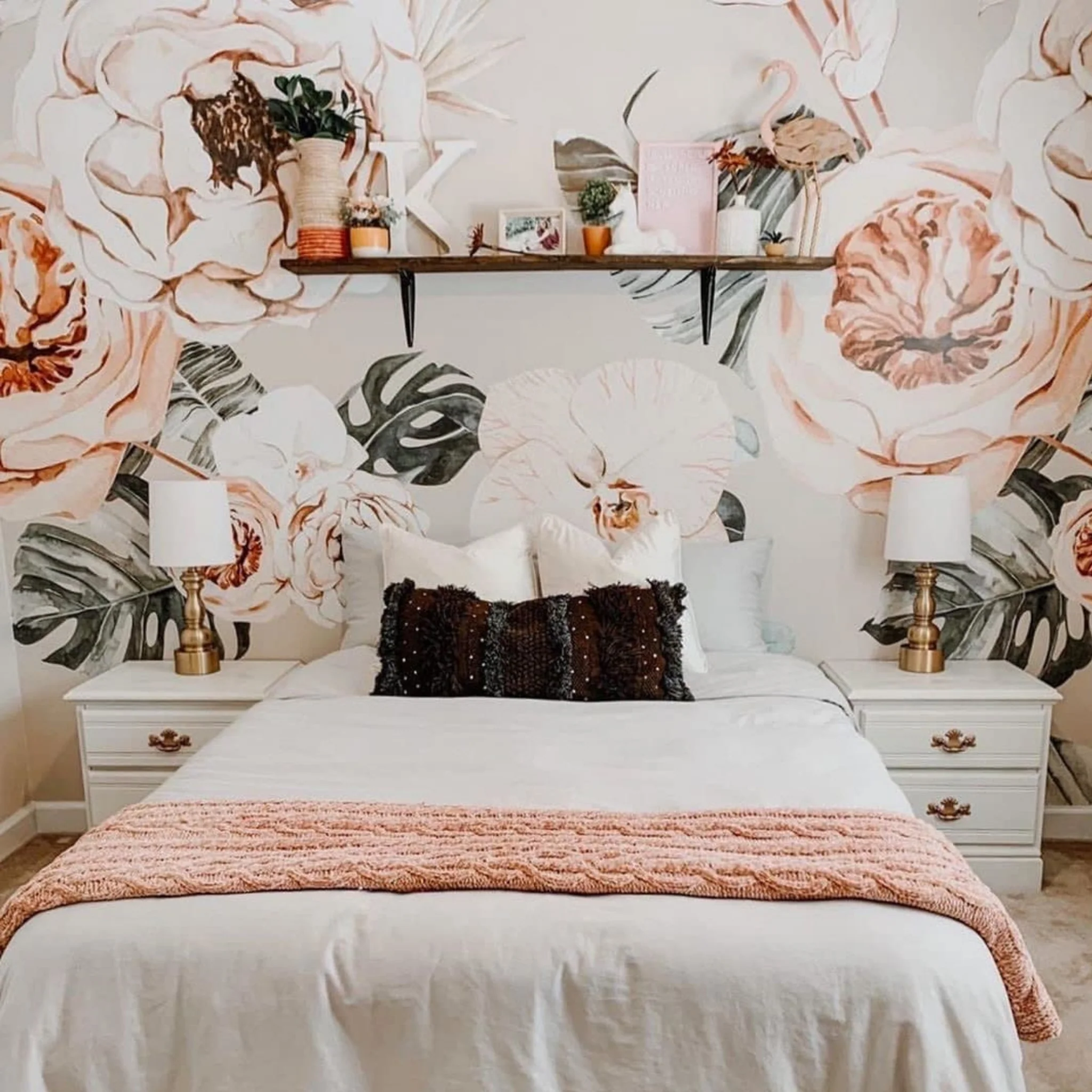 Terracotta Blooms Wallpaper - 2 FT H X 9.5 FT W LUXE - Image 9